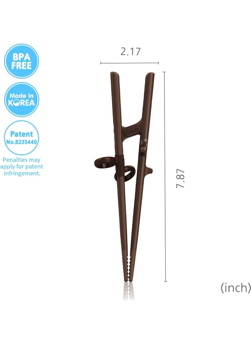 Training Chopsticks for Adults Right-Handed - Beginner Helper, Trainer, Easy Practice Chopsticks - Image 4
